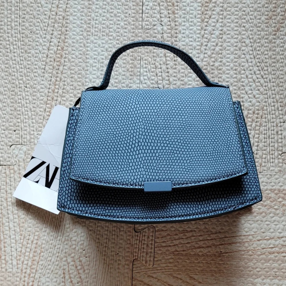 Zara Embossed Mini Crossbody - Picture 4 of 11